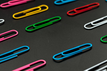 a missing of paper clip, absent concept
