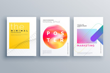 creative minimal cover page or brochure flyer design template