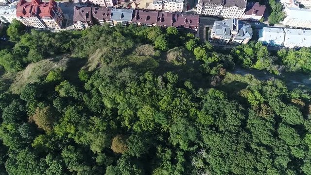 Castle bald mountain in Kiev