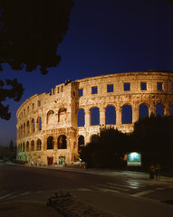 Fototapeta na wymiar Colosseum Pula