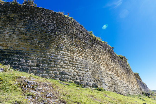 Precolumbian ruins in Kuelap / Tingo/ Chachapoyas /Peru/ south america