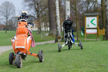 Golf hand cars