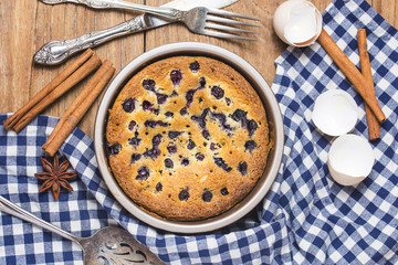 blueberry cake