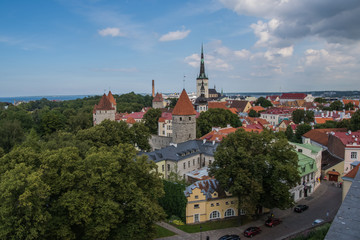 Fototapeta na wymiar Tallinn- Panorama