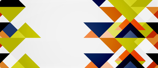 Triangle pattern design background