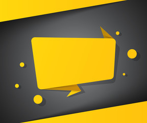 Speech bubl icon. Dialog box info. Abstract infographic