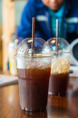 Ice black coffee