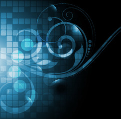 Abstract Flourish Festive Background