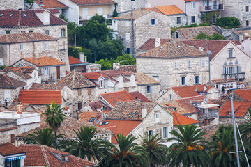 Naklejka premium Nice City Hvar in Hvar Island in Croatia