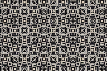 illustration of Fabric or tile pattern design.