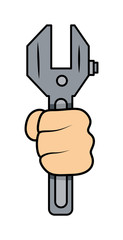Wrench Tool Vector