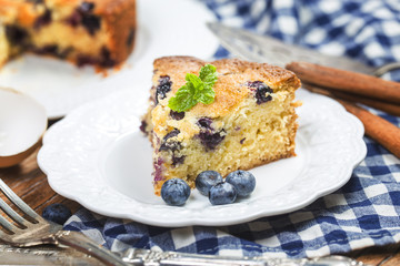 blueberry cake