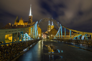 Obraz premium Wrocław, Poland, Panorama of the city