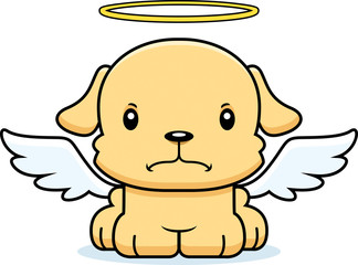 Cartoon Angry Angel Puppy