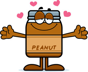 Cartoon Peanut Butter Hug