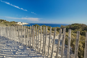 Bonifacio in Corsica panorama