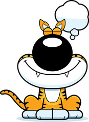 Cartoon Tasmanian Tiger Dreaming