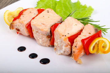 Salmon Skewer