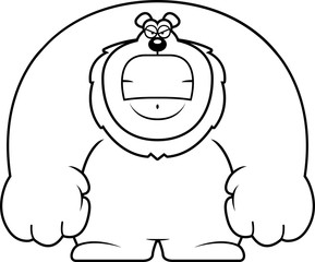 Angry Cartoon Lion