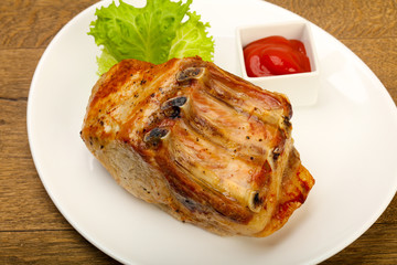 Roasted pork