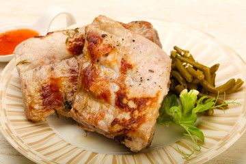 Roasted spare ribs