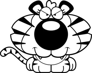 Cartoon Sly Tiger Cub