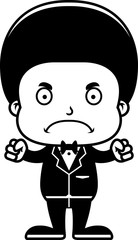 Cartoon Angry Groom Boy