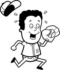 Cartoon Boy Baseball