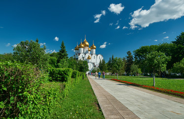 Uspensky Cathedral in Yaroslavl Russia