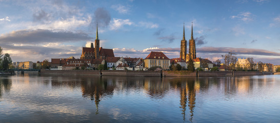 Wrocław, Poland, Panorama of the city