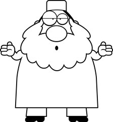 Confused Cartoon Muslim
