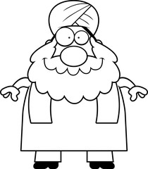 Smiling Cartoon Sikh