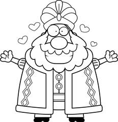 Cartoon Sultan Hug