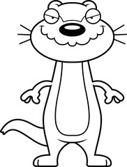 Sly Cartoon Otter