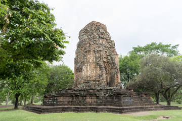 The great stupa of Draravati, Si thep, Phetchabun, Thailand.
