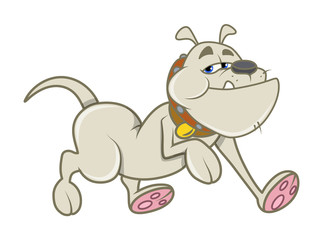 Obraz na płótnie Canvas Bulldog Puppy Vector