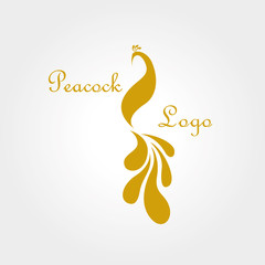 Fototapeta premium Peacock logo