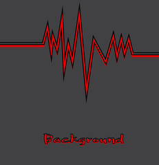 Retro Heartbeat Background