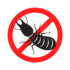 graphic anti termite, vector