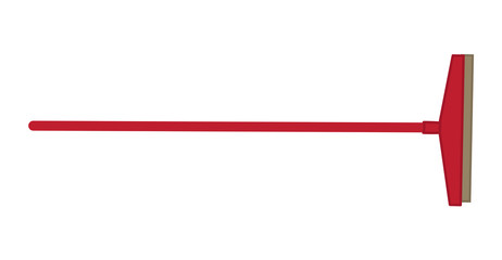 Isolated Bathroom Wiper Vector