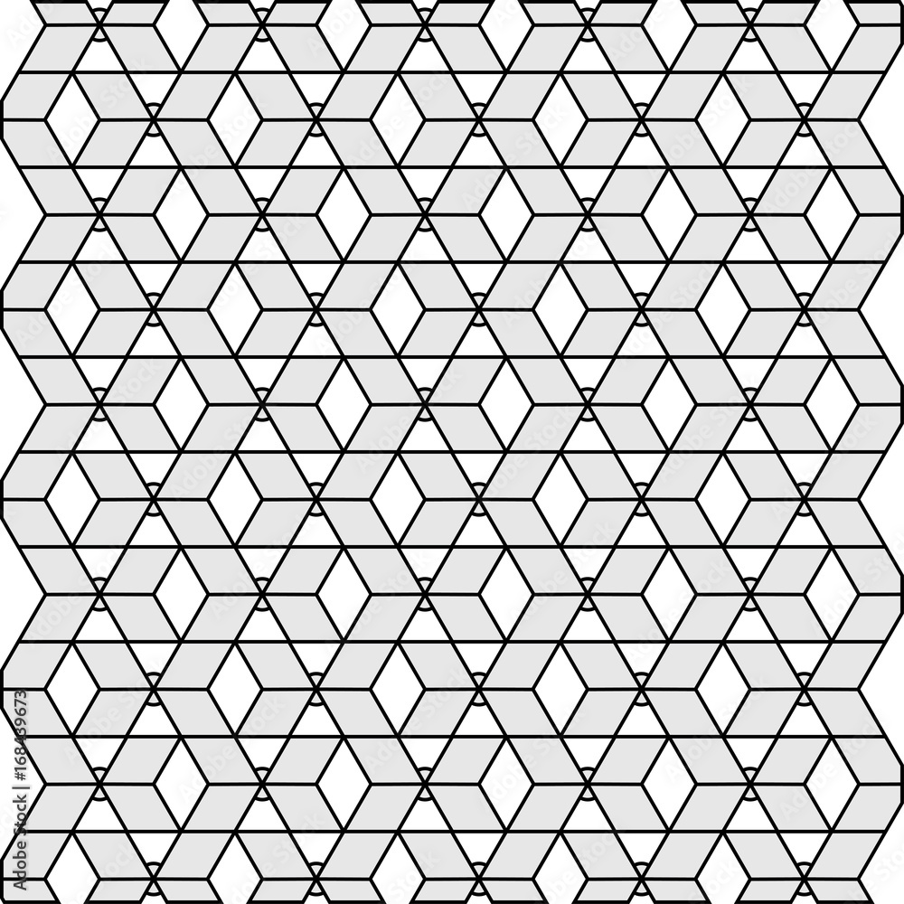Aufkleber abstract geometric vector pattern