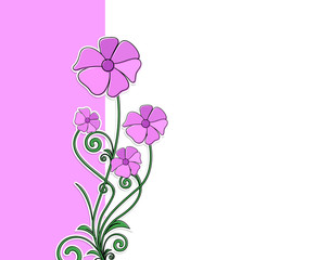 Flowers Vector Background