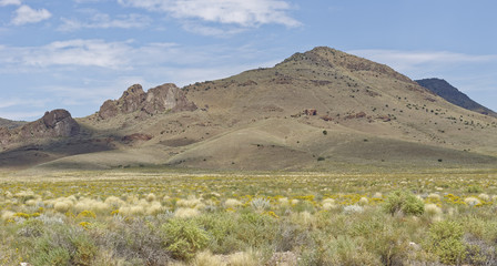 State Highway 142 vista in southcentral Colorado, U.S.A., a part of the Los Caminos Antiguos Scenic Byway