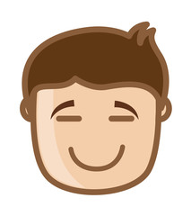Chinese Happy Boy Face