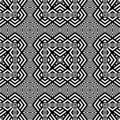 Design seamless monochrome geometric pattern