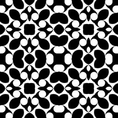 Design seamless monochrome decorative pattern