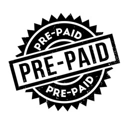 Pre-Paid rubber stamp. Grunge design with dust scratches. Effects can be easily removed for a clean, crisp look. Color is easily changed.