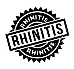 Rhinitis rubber stamp. Grunge design with dust scratches. Effects can be easily removed for a clean, crisp look. Color is easily changed.