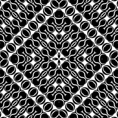 Design seamless monochrome geometric pattern