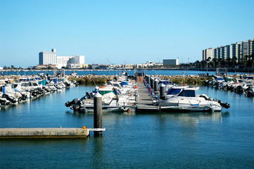Fototapeta na wymiar Bahía de Cádiz, Andalucía. España